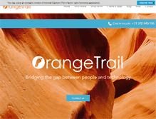 Tablet Screenshot of orangetrail.com